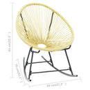 udendørs Acapulco-stol polyrattan beige