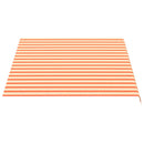udskiftningsdug til markise 3,5x2,5 m gul og orange