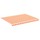udskiftningsdug til markise 4x3 m gul og orange