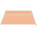 udskiftningsdug til markise 4x3 m gul og orange