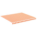 udskiftningsdug til markise 4x3,5 m gul og orange