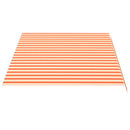 udskiftningsdug til markise 4,5x3 m gul og orange