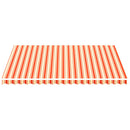 udskiftningsdug til markise 4,5x3,5 m gul og orange