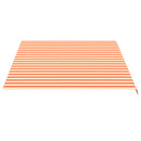 udskiftningsdug til markise 4,5x3,5 m gul og orange
