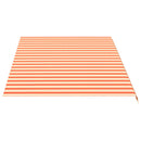 udskiftningsdug til markise 5x3 m gul og orange