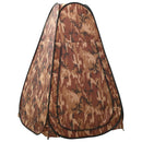 pop-up brusetelt camouflagefarvet