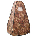 pop-up brusetelt camouflagefarvet