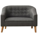 sofa til børn stof grå