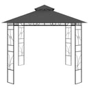 pavillon 4x3x2,7 m 160 g/m² antracitgrå