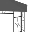 pavillon 4x3x2,7 m 160 g/m² antracitgrå