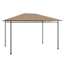 pavillon 384x281x270 cm 180 g/m² gråbrun