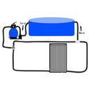 solpanel til pool 75x75 cm