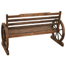 havebænk 112 cm massivt grantræ