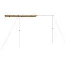 solsejl til campingvogn 3,6x2x2,15 m beige