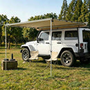 solsejl til campingvogn 3,6x2x2,15 m beige