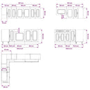 solsejl til campingvogn 3,6x3x2,15 m beige
