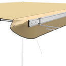 solsejl til campingvogn 4x2,5x2,15 m beige