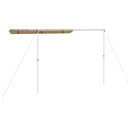 solsejl til campingvogn 4x3x2,15 m beige