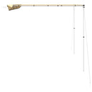solsejl til campingvogn 4x3x2,15 m beige