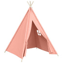 tipi til børn 120x120x150 cm med bærepose polyester pink