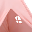 tipi til børn 120x120x150 cm med bærepose polyester pink