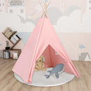 tipi til børn 120x120x150 cm med bærepose polyester pink