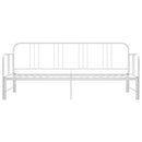 sengestel til udtræksseng 90x200 cm metal hvid