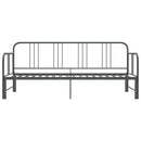 sengestel til udtræksseng 90x200 cm metal grå