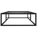 sengestel 100x200 cm metal sort