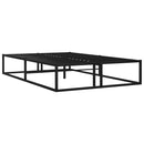 sengestel 120x200 cm metal sort
