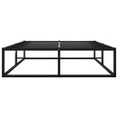 sengestel 120x200 cm metal sort