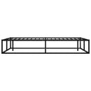 sengestel 120x200 cm metal sort