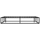 sengestel 120x200 cm metal sort
