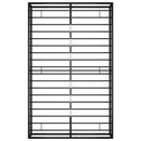 sengestel 120x200 cm metal sort