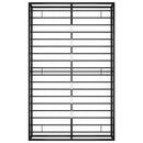 sengestel 120x200 cm metal sort