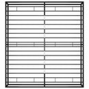sengestel 140x200 cm metal sort