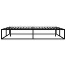sengestel 160x200 cm metal sort