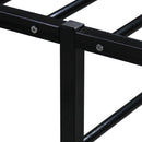 sengestel 160x200 cm metal sort