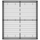 sengestel 160x200 cm metal sort