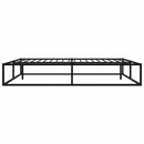 sengestel 200x200 cm metal sort