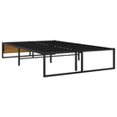 sengestel 120x200 cm metal sort