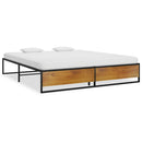 sengestel 160x200 cm metal sort
