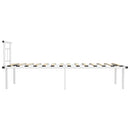 sengestel 90x200 cm metal hvid