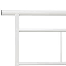 sengestel 90x200 cm metal hvid
