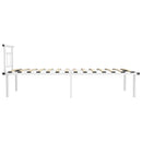 sengestel 100x200 cm metal hvid