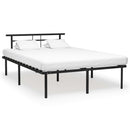 sengestel 140x200 cm metal sort