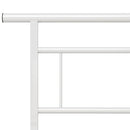 sengestel 140x200 cm metal hvid