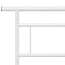 sengestel 140x200 cm metal hvid