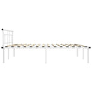 sengestel 180x200 cm metal hvid