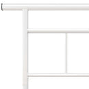 sengestel 200x200 cm metal hvid